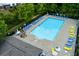 Aerial view of the community pool and sundeck, perfect for relaxation at 301 Silver Spring St, Dallas, GA 30157