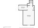 Floor plan showing second floor layout featuring a bedroom, bathroom and closet space at 3174 Piney Woods Cir, Buford, GA 30519