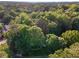 Overhead shot of the property with lush trees and privacy landscaping at 8260 Overview Ct, Roswell, GA 30076
