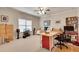 Bright bedroom featuring a desk, storage, and a trundle day bed at 1942 N Akin Ne Dr, Atlanta, GA 30345