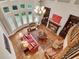 Elegant living room with high ceilings, large windows, a cozy fireplace, and stylish furnishings at 1942 N Akin Ne Dr, Atlanta, GA 30345