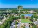 Aerial view showcasing the community layout, surrounding greenery, and the home's location at 3456 Glen Mist Pl, Dacula, GA 30019