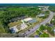 Aerial view of the Gwinnett County Public Library and Community Park near the property at 3456 Glen Mist Pl, Dacula, GA 30019