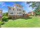 Spacious backyard with a large deck perfect for entertaining and a lush lawn at 3456 Glen Mist Pl, Dacula, GA 30019