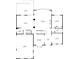 First floor plan showcasing the layout, including the kitchen, living room, dining room, and garage at 3456 Glen Mist Pl, Dacula, GA 30019