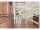 Grand two-story foyer with hardwood floors, an open staircase, and a view of the living spaces at 3456 Glen Mist Pl, Dacula, GA 30019