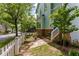 Landscaped yard featuring a stone walkway and well-maintained lawn at 1560 Gilstrap Nw Ln, Atlanta, GA 30318