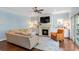 Cozy living room with fireplace and stylish furnishings, perfect for relaxing at 1810 Annie Nw St, Atlanta, GA 30318