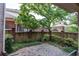 Brick patio and mature landscaping, creating a tranquil outdoor retreat at 609 Pinetree Dr, Decatur, GA 30030