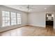 Large main bedroom with hardwood floors, plenty of light, and an ensuite bathroom at 609 Pinetree Dr, Decatur, GA 30030