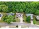 Aerial view of a residential neighborhood with mature trees and well-maintained homes at 2086 Grant Ave, Mcdonough, GA 30252