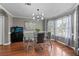 Stylish dining room with modern lighting and contemporary decor at 2086 Grant Ave, Mcdonough, GA 30252