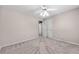 This is a bedroom with carpet and a ceiling fan at 4769 Ellington Ct, Marietta, GA 30067