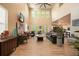 Airy living room with tall windows, offering ample natural light and views of the outdoor scenery at 2162 Brookview Nw Dr, Atlanta, GA 30318