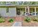 Inviting front porch with decorative columns, brick accents, and a charming entrance, creating a welcoming atmosphere at 3255 Sutcliffe Nw Rdg, Marietta, GA 30064