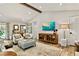 Spacious living room with vaulted ceilings, modern decor, and hardwood floors, creating an open and airy atmosphere at 3255 Sutcliffe Nw Rdg, Marietta, GA 30064