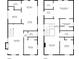 Detailed floor plan showcasing the layout of a two-story home at 183 Whitefoord Ne Ave, Atlanta, GA 30307