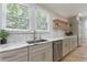 Kitchen featuring stainless steel appliances, and marble countertops at 2840 Alpine Rd, Atlanta, GA 30305
