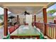 Spacious backyard deck featuring covered dining area with ceiling fans overlooking the lawn at 755 James Ridge Dr, Lawrenceville, GA 30045