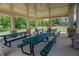 Community pavilion with picnic tables and nearby green space for gatherings at 109 Auburn Crossing Dr, Auburn, GA 30011