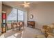 Bedroom with comfortable seating, desk and a large window that allows for plenty of natural light at 2828 Peachtree Nw Rd # 1501, Atlanta, GA 30305