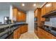 Well-equipped kitchen featuring granite countertops and stainless steel appliances at 2828 Peachtree Nw Rd # 1501, Atlanta, GA 30305