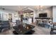 Spacious living area with stylish furnishings, a breakfast bar, and plenty of room for entertaining at 2828 Peachtree Nw Rd # 1501, Atlanta, GA 30305