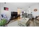 Inviting living room featuring modern furniture and a large television at 1250 Parkwood Se Cir # 3001, Atlanta, GA 30339
