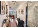 Inviting foyer with hardwood floors, stylish decor, and a view into the home's living spaces at 2543 Oakbourne Ln # 14, Smyrna, GA 30080