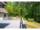 Back deck overlooking a wooded area at 465 Willowbrook Se Dr, Smyrna, GA 30082