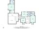 Third floorplan showing the bedrooms, bathrooms, loft, and hall layout with dimensions at 465 Willowbrook Se Dr, Smyrna, GA 30082
