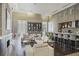 Upscale clubhouse features a bar with seating, a fireplace, and stylish decor at 1820 Peachtree St # 614, Atlanta, GA 30309