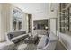 Inviting living room featuring modern sofas, large windows, and tasteful decor at 1820 Peachtree St # 614, Atlanta, GA 30309