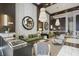 Stunning lobby with elegant seating areas, modern lighting fixtures, and sleek decor at 1820 Peachtree St # 614, Atlanta, GA 30309