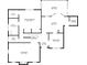 Detailed floorplan showcasing the layout of the home, including the primary bedroom, kitchen, and living room at 503 Bonnie Dr, Woodstock, GA 30188