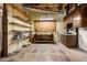 Basement with workbench, shelving, and cabinets, perfect for hobbies and storage at 635 Stone Harbor Sw Pkwy, Marietta, GA 30060