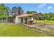 Fenced backyard with additional covered parking provides ample space for work or play at 95 Stephens Dr, Covington, GA 30016
