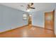 Bedroom with wood floors and a window for natural light at 95 Stephens Dr, Covington, GA 30016