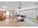 Garage with overhead lighting, an overhead garage door, and an adjacent door at 95 Stephens Dr, Covington, GA 30016