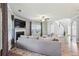 Spacious living room with hardwood floors, fireplace, and open access to other areas at 2624 Chase Rdg, Kennesaw, GA 30144