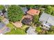 Spacious backyard with a beautiful brick home, landscaping and a detached garage at 1095 Saint Charles Ne Pl, Atlanta, GA 30306