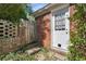 Brick outbuilding and fenced in area in the backyard at 1095 Saint Charles Ne Pl, Atlanta, GA 30306