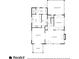 First floor layout featuring an open floor plan with a large living room and kitchen at 1095 Saint Charles Ne Pl, Atlanta, GA 30306