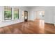 Elegant living room with hardwood floors, large windows, and a classic design at 1095 Saint Charles Ne Pl, Atlanta, GA 30306