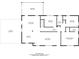 Detailed floor plan showing the layout of the house including rooms, dimensions, and carport at 2653 Elkhart Sw Cir, Marietta, GA 30064