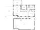 Two-story floor plan displaying the layout with kitchen, living room, bedrooms, and basement at 2653 Elkhart Sw Cir, Marietta, GA 30064