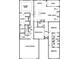 Detailed floor plan showcasing the layout of the home, including bedrooms, kitchen, and living areas at 3219 Blackshear Dr, Marietta, GA 30060