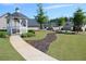 Community gazebo surrounded by lush landscaping and mature trees, perfect for outdoor relaxation at 3219 Blackshear Dr, Marietta, GA 30060