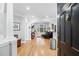 View from door into spacious living room with lots of natural light and hardwood floors at 4100 Paces Se Walk # 2304, Atlanta, GA 30339