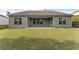 Large backyard with well-maintained lawn, patio and exterior view of house at 7995 Brewton Creek Dr, Cumming, GA 30028